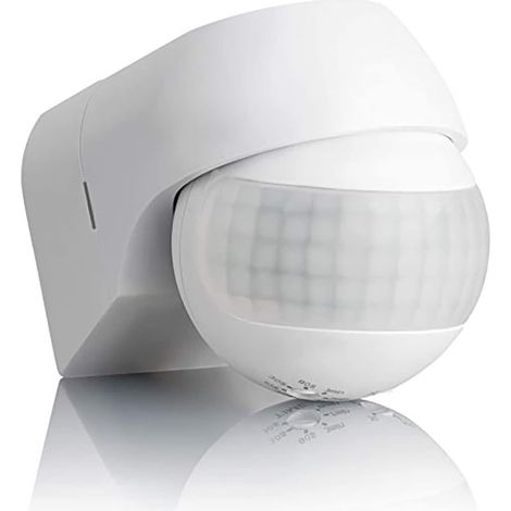 Sensor Präsenz Mit Réglage Jour Nuit, Erfassung Lang Reichweite 30 Mètres, Ausrichtung Einstellbar –