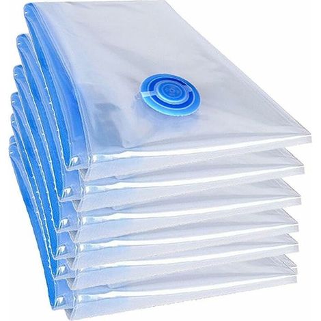Set Von 6 Beutel Unter Vide Xxl 100x70cm – Double Fermeture Éclair – Valve Zu Fermeture Répétée – Fü – Neu