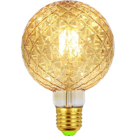 Glühbirne Décorative Rétro G95 Mit Filament Apparent, 4 Watts, Licht Warm, Für Lustres Und Suspensio – Neu