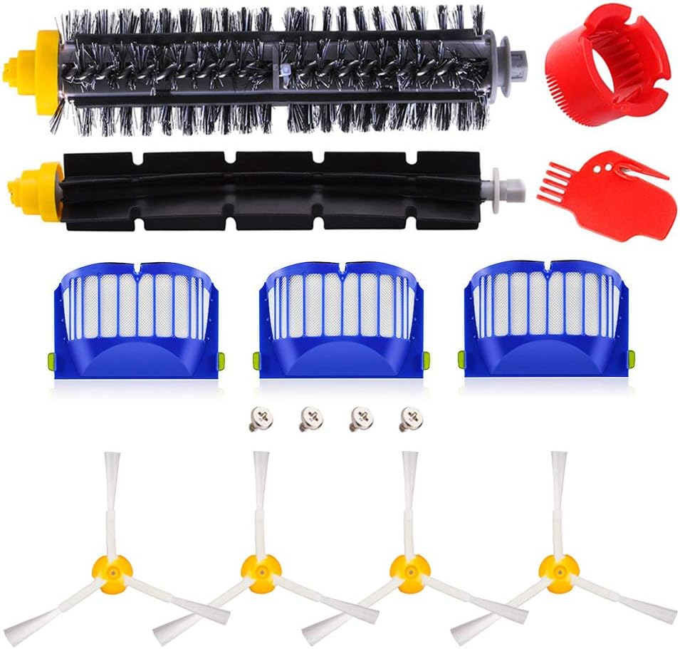 Remplaçant Set Bürsten Secours D'Zubehör Für Irobot Roomba Série 600 610 614 620 625 630 635 640 645 – Neu