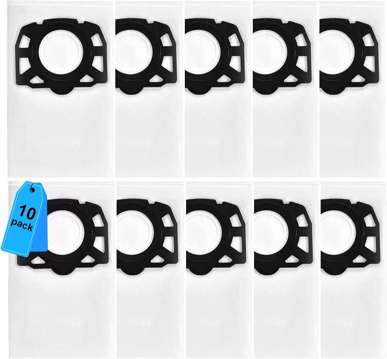 Beutel Für Staubsauger Hochwertig X10 Für Kärcher Wd4/wd5/wd6/wd5p/wd6p/mv4/mv5 /mv6 Adaptés Préci – Neu