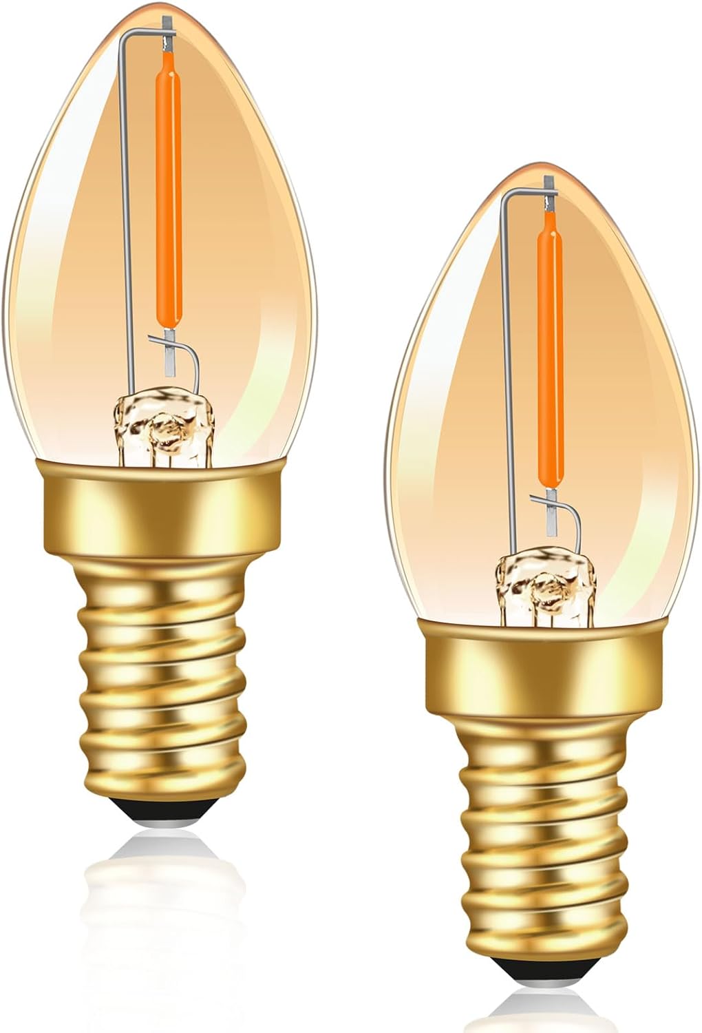 Glühbirne Bougie Led C7 E12 230v 0.5w Petite Glühbirne Vintage Edison Ersatz 5w Incandescent, 50lm 2 – Neu
