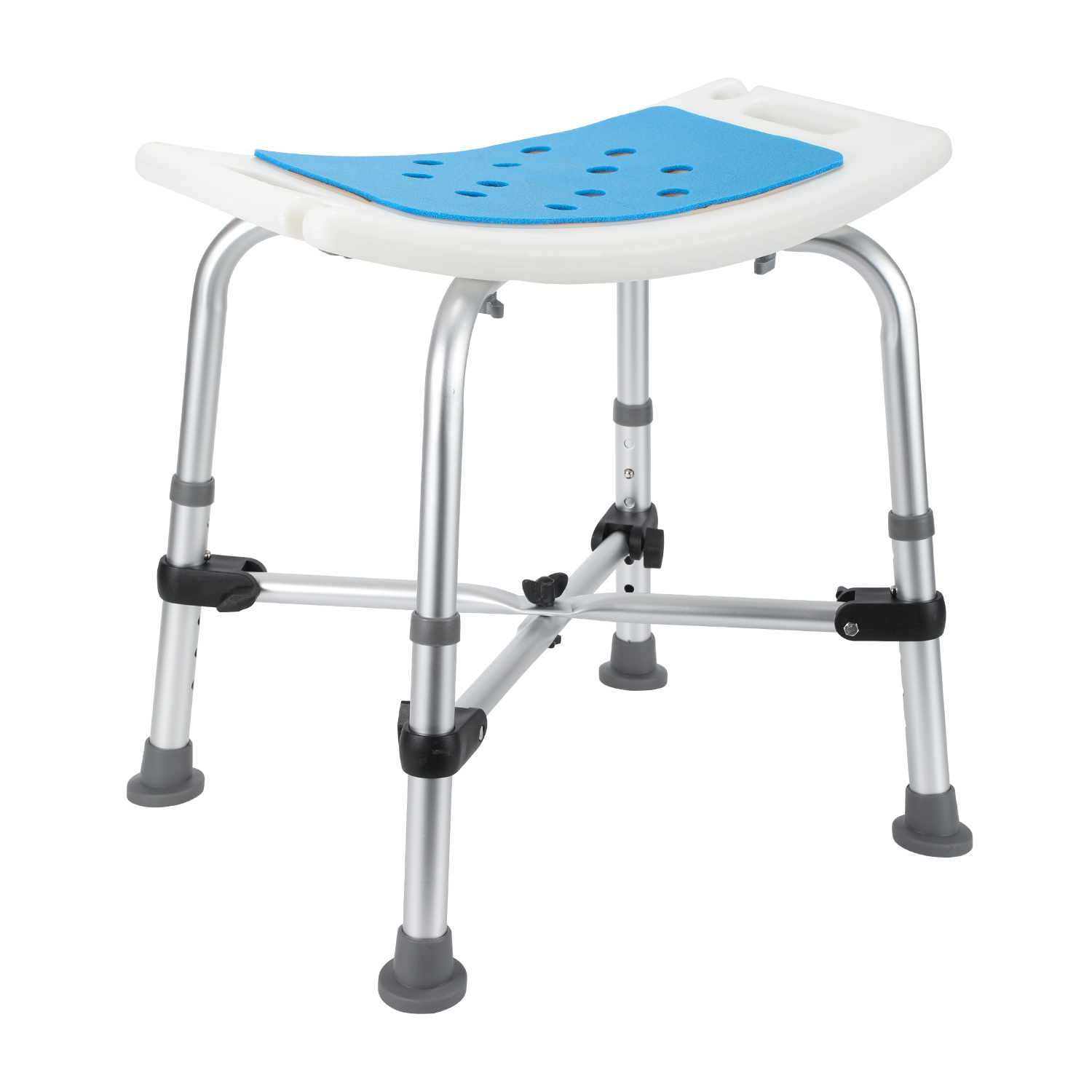 Jiubiaz Extra Robuster Bariatrischer Duschhocker, 180 Kg Belastbar, Breite Basis Für Maximale Stabilität