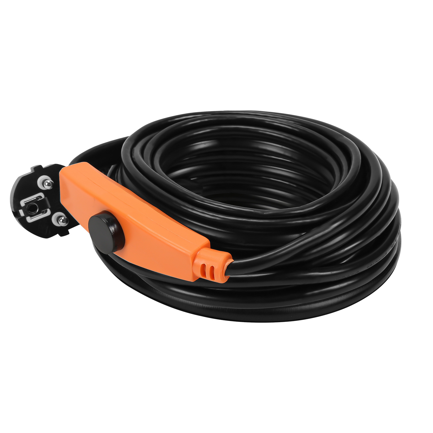 Jiubiaz 8m 128w Heizkabel Frostschutz Heizleitung Frostschutzkabel Rohrbegleitheizung Selbstregulierend Mit Thermostat Ip68