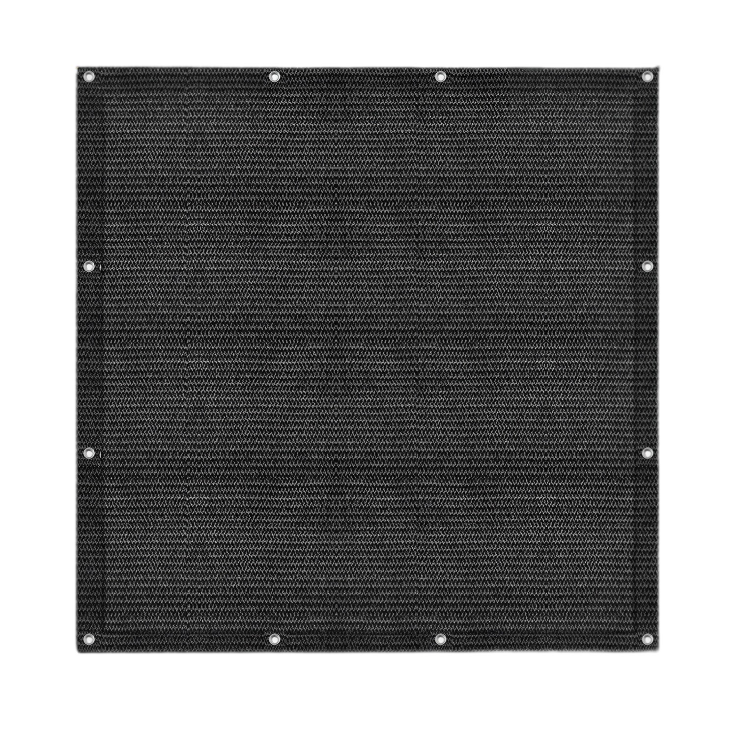 Jiubiaz Campingteppich Aus Hdpe, 240 G/m², Schwarz - 300 X 600 Cm, 1 Teppich, Inkl. 13 Heringe, Uv-stabil, Beidseitig Nutzbar
