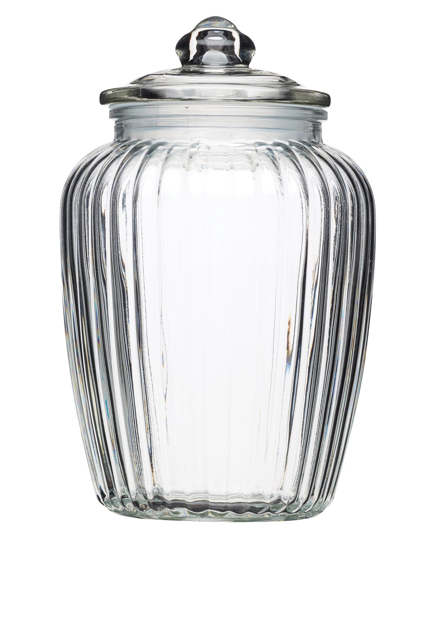 Home Made Kitchencraft Großes Glasgefäß Zur Aufbewahrung, 2,2 Liter - Klar