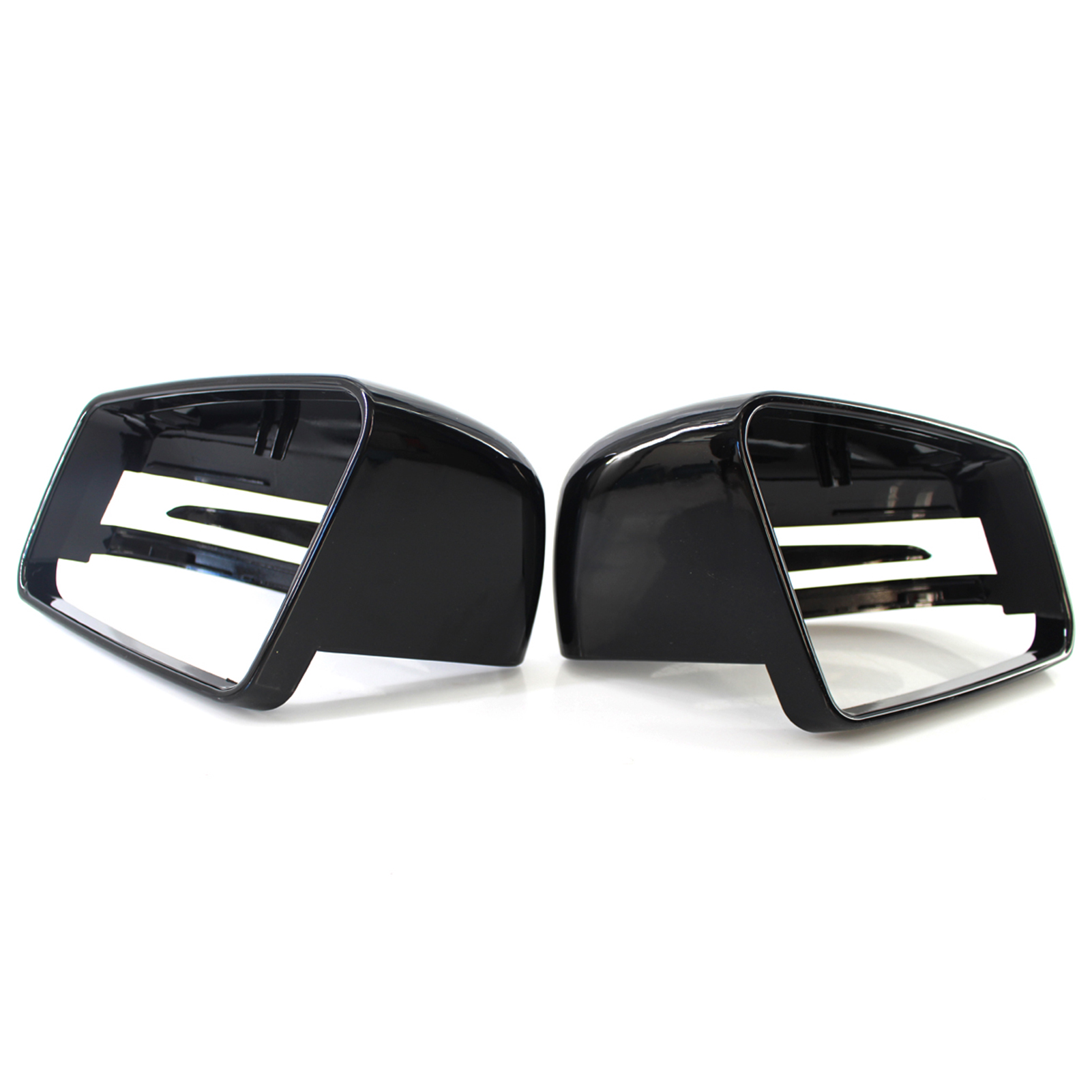 1 Paar Schwarze Ersatz-spiegelkappen Für Mercedes-benz Ec-klasse W212 W204 W221 (2009-2013)