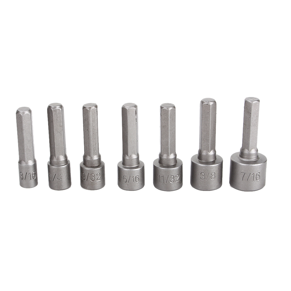 14-teiliges Set, Elektrischer Steckschraubendreher, Bitadapter, Magnetischer Sechskant-steckschlüssel (niedrige Leistung)
