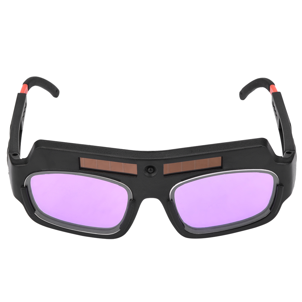 Solarbetriebene Schweißerbrille, Schutzbrille, Stoßfest, Selbstabdunkelnde Gläser, Uv-schutz