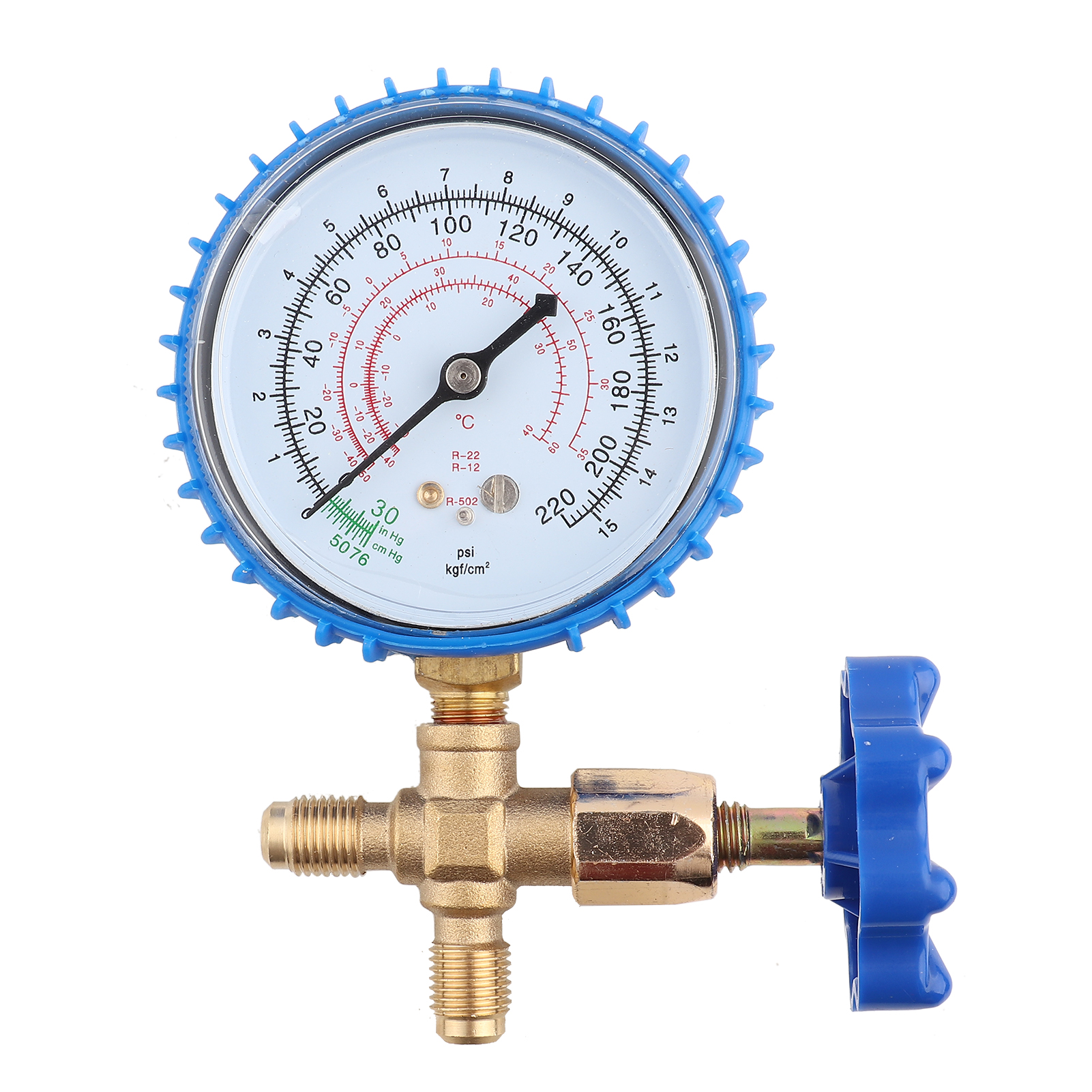 Manometer, Transparentes Zifferblatt, Wasserdichtes Manometer, Einfacher Anschluss Für Die Messung