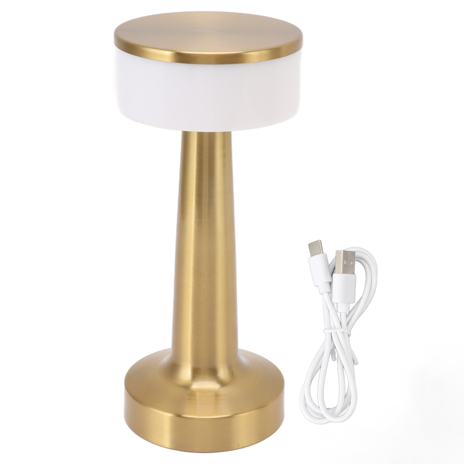 Tragbare Tischleuchte Mit Usb-ladeanschluss, 3 Farben, Retro-metall-nachttischlampe Für Restaurant, Schlafzimmer, Bars, Zuhause