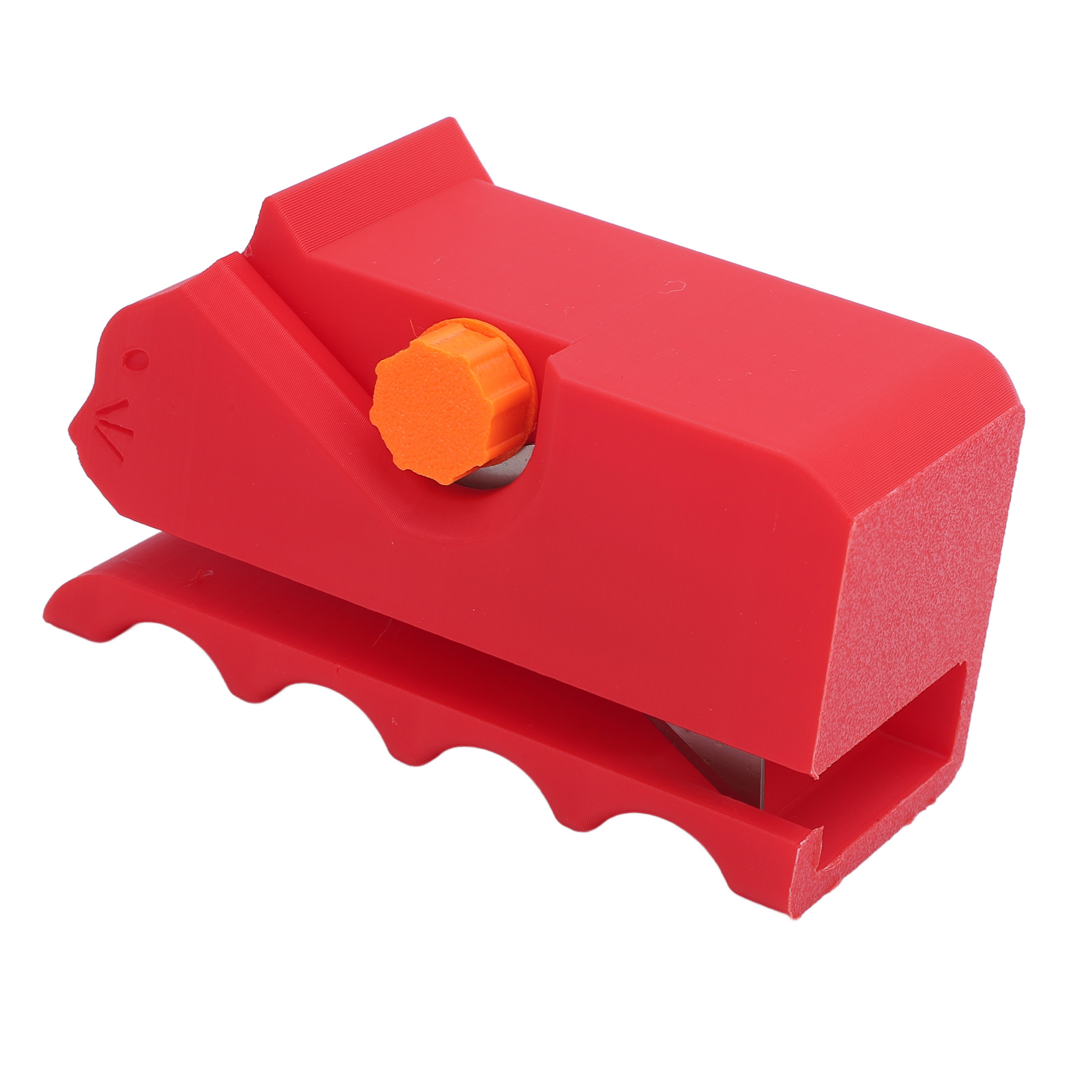 Pappschneidewerkzeug Für Katzenkratzbäume, 3d-gedruckt, Rot.