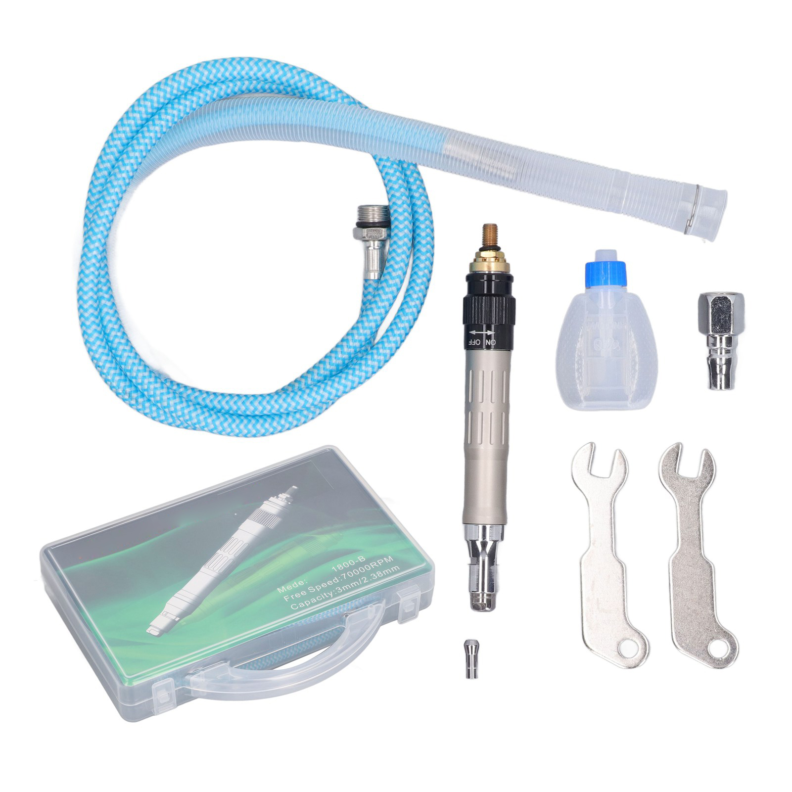 1/4-zoll-druckluftgravierstift, 70.000 U/min, Einstellbarer Druckluft-mikrostift, Schleifwerkzeug, Polierer