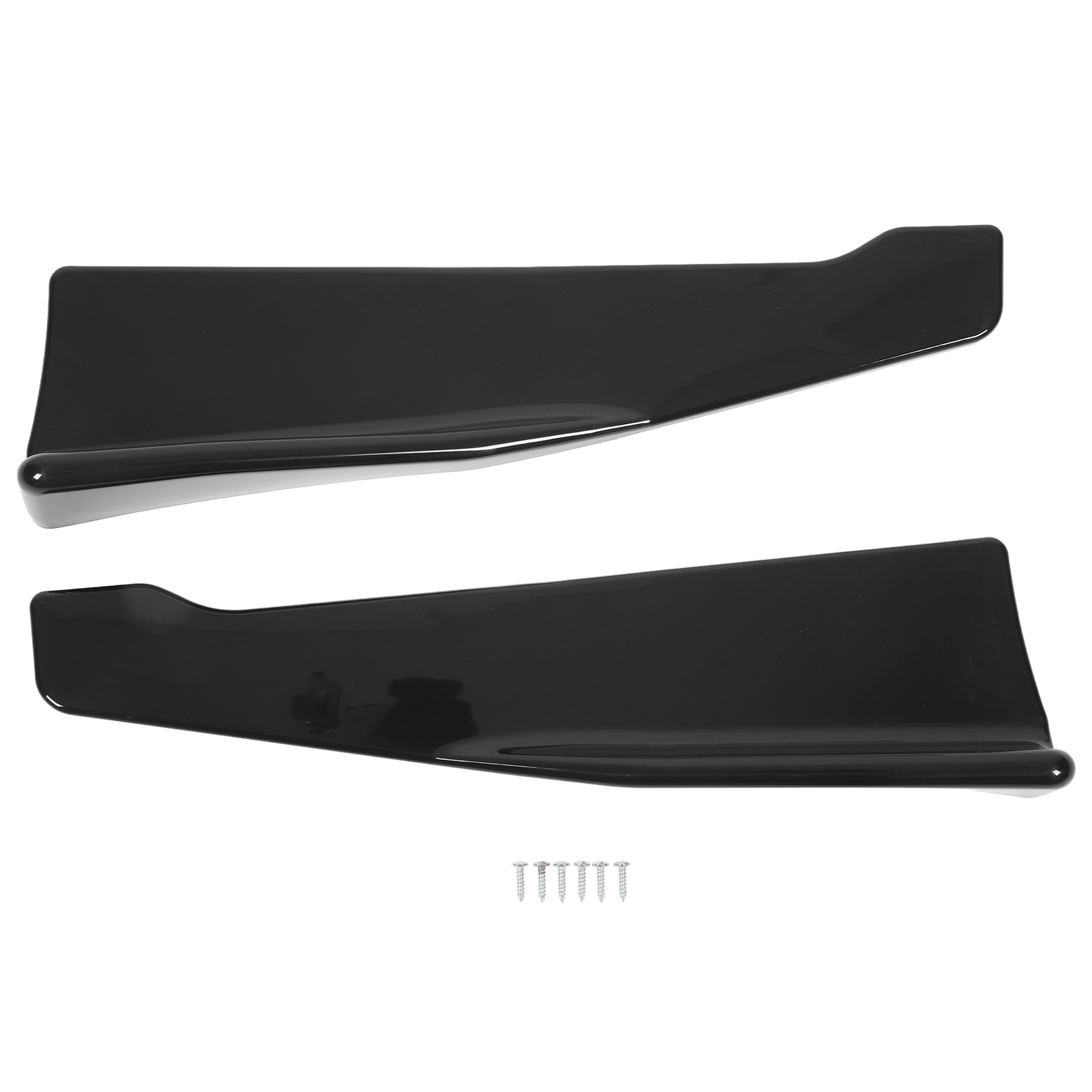 Satz Aus 2 Heckstoßstangenspoilern, 35 Cm (links Und Rechts), Seitenschwellern, Karosserie-ersatzkit Für Seat Leon A3 A4 A6, Glänzend Schwarz