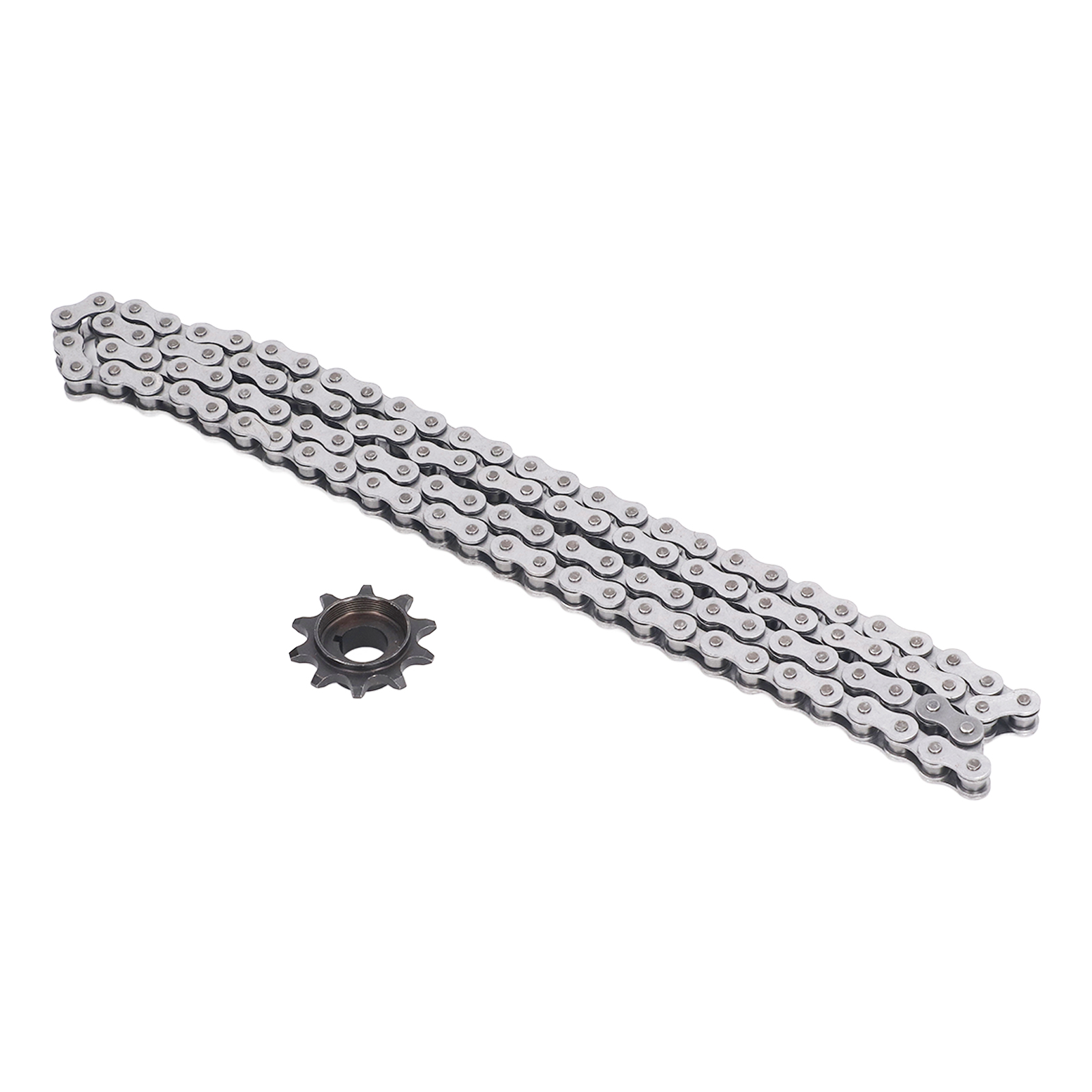 415er Kette Mit 110 Gliedern Und Antriebsritzel, Ketten Für Motorisierte Fahrräder, Ersatzteile Für 49-cm³-, 66-cm³- Und 80-cm³-elektromotoren