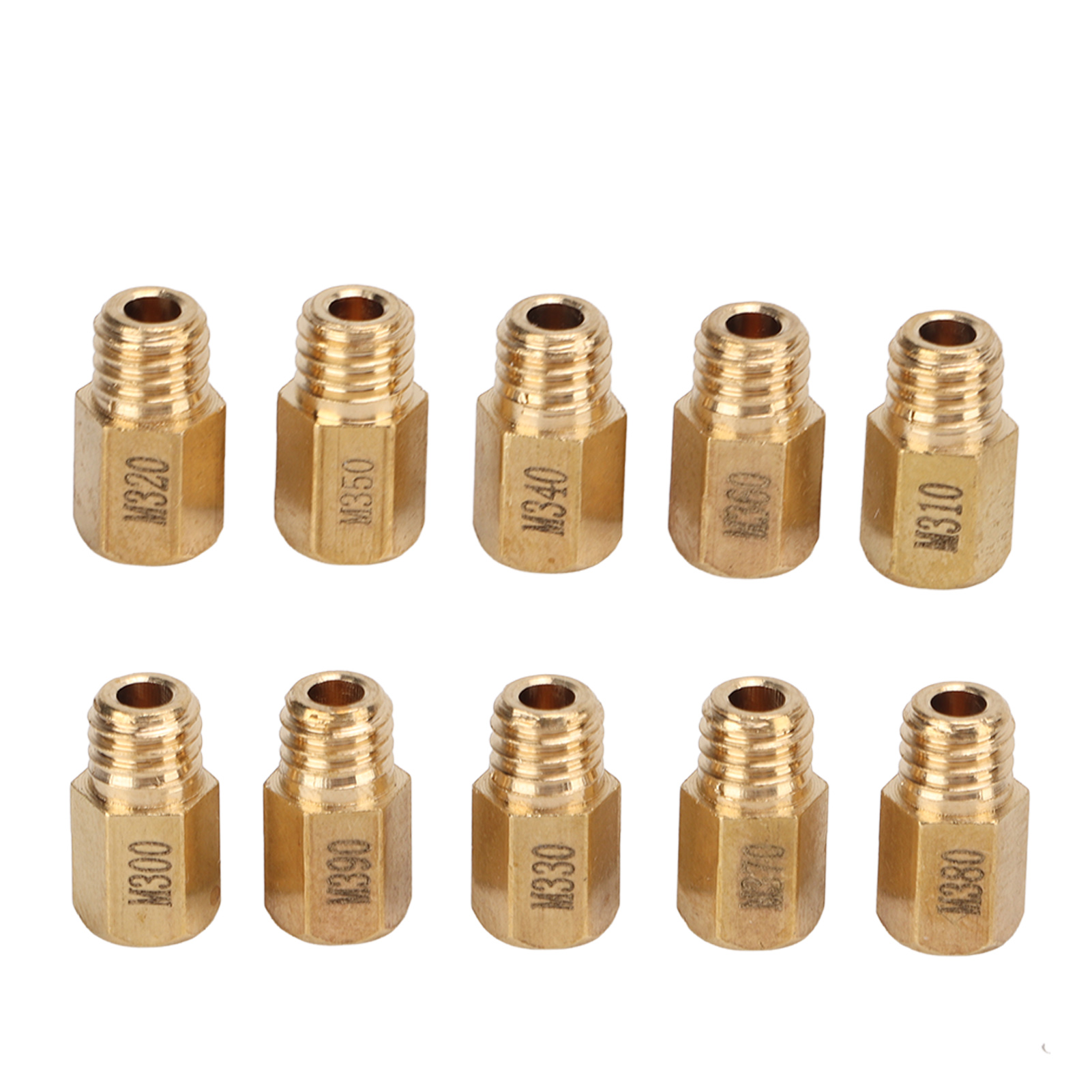 Satz Mit 10 Sechseckigen Hauptdüsen Aus Messing Für Vergaser, Ersatz Für Mikuni Vm Tm Tmx 300 – 390