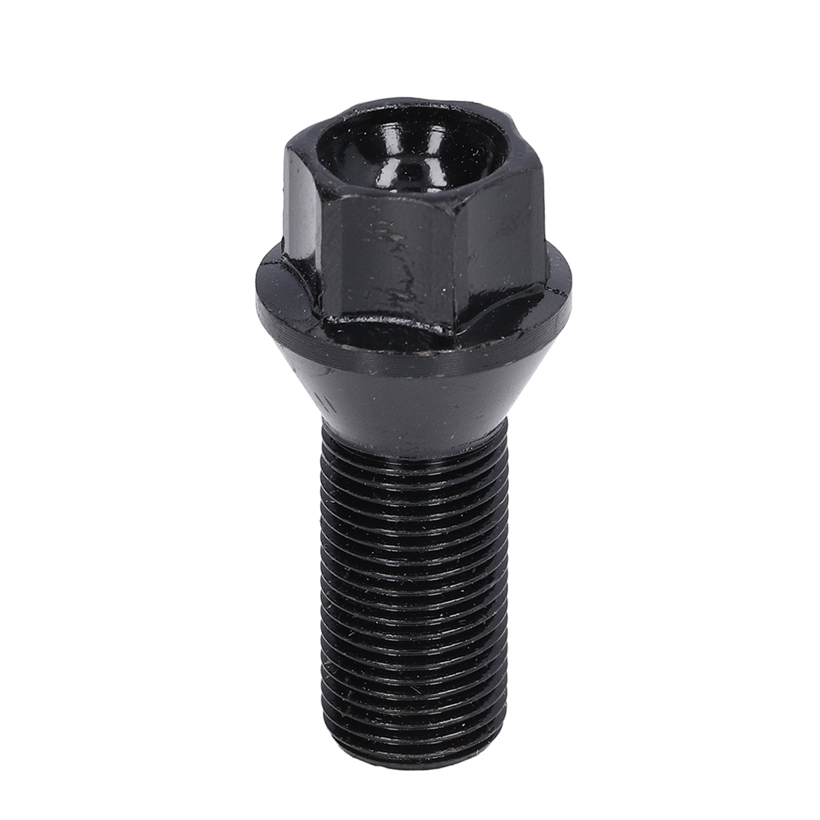 Radbolzen M14x1,25, Kaltgeschmiedete Stahlbolzenmutter, Schwarz, Ersatz Für Serie 1, 2, 3, 5 Und 7, X1, X3, X5 Und X6.