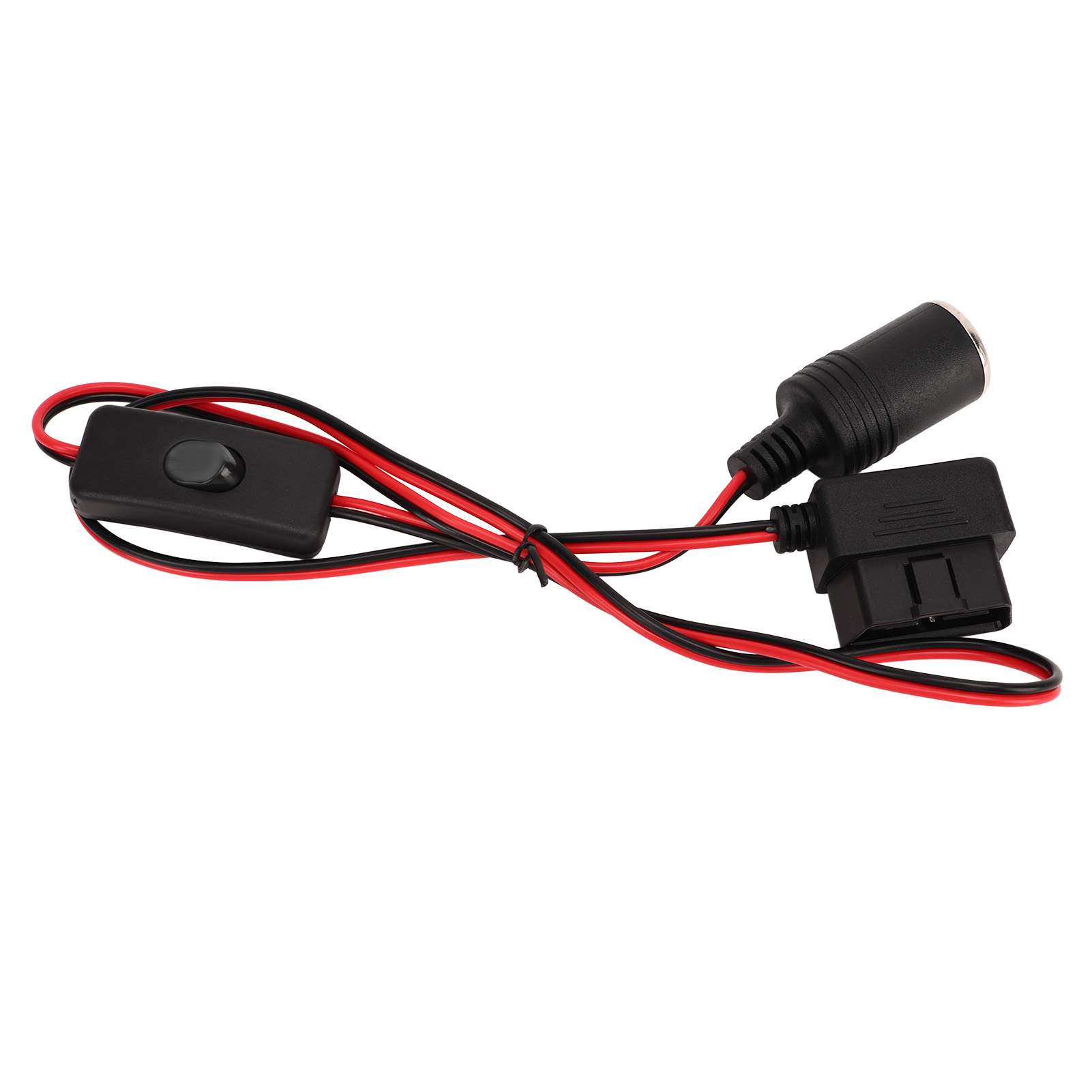 Obd2 16-polige Zigarettenanzünderbuchse, Wasserdicht, Überstromschutz, Weiblicher Stecker, Kfz-netzadapter