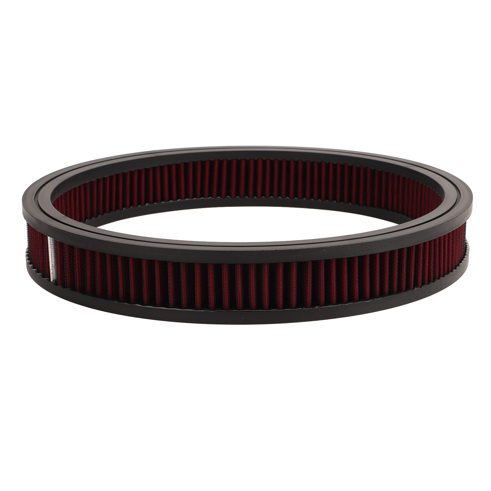Runder, Waschbarer Und Wiederverwendbarer Hochleistungs-luftfilter Für Hot Rods, 14 X 2 Zoll, Rot