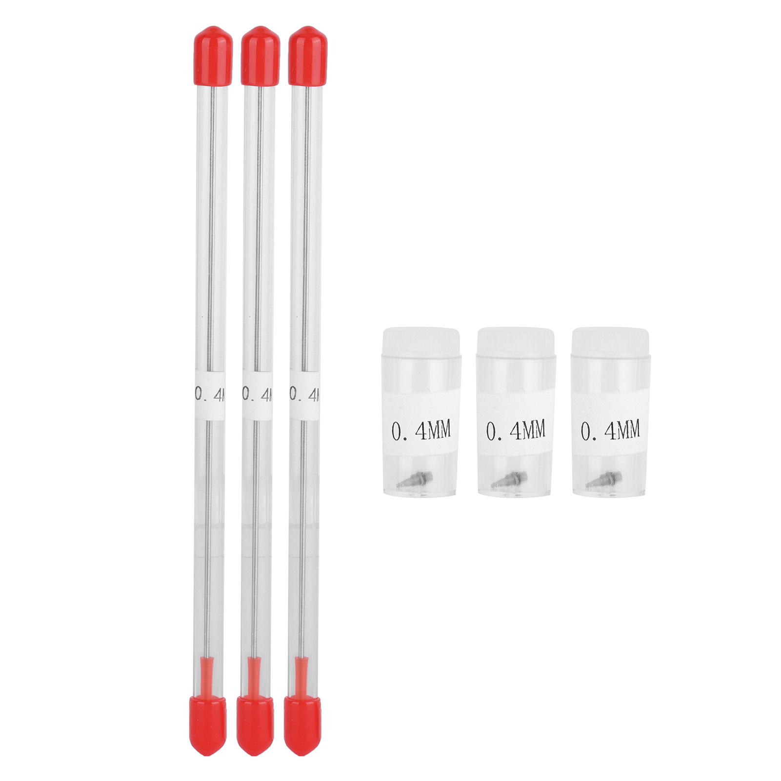 3 Sätze 0,4 Mm Airbrush-düsennadeln, Ersatzteile Für Farbspritzpistole