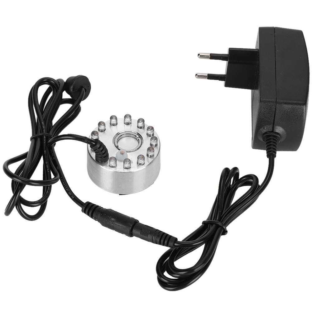 Mini-dekorationsbrunnen Mit Nebel- Und Zerstäubungsfunktion, 12 Lichter, Europäischer Stecker 100-240 V, Für Den Garten.