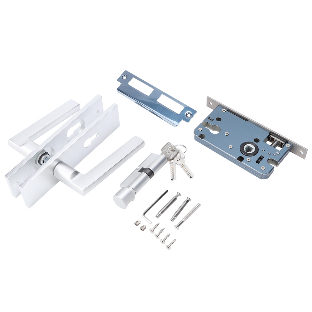 Elegantes Aluminiumschloss Für Haustüren, Europäisches Design, Innenliegender Mechanismus