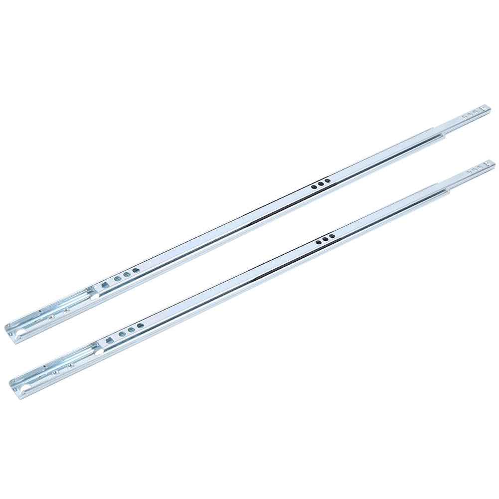 Stahlkugellager-schubladenschienen, Möbelbeschlagzubehör, 2er-pack, 450 X 17 Mm