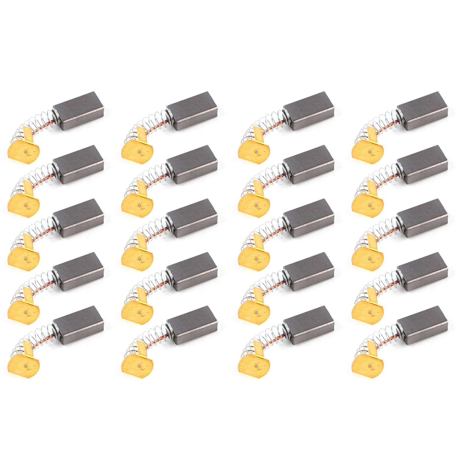 Packung Mit 20 Ersatzkohlebürsten 15 X 8 X 5 Mm Für Schlagbohrmaschinen
