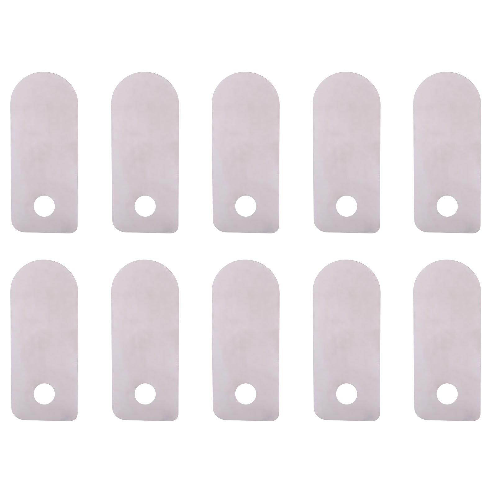 Ventilplatte Für Luftkompressoren, Geräuscharme, Ölfreie Maschine, Aluminium-ersatzteil 13 X 33 Mm, 10 Stück