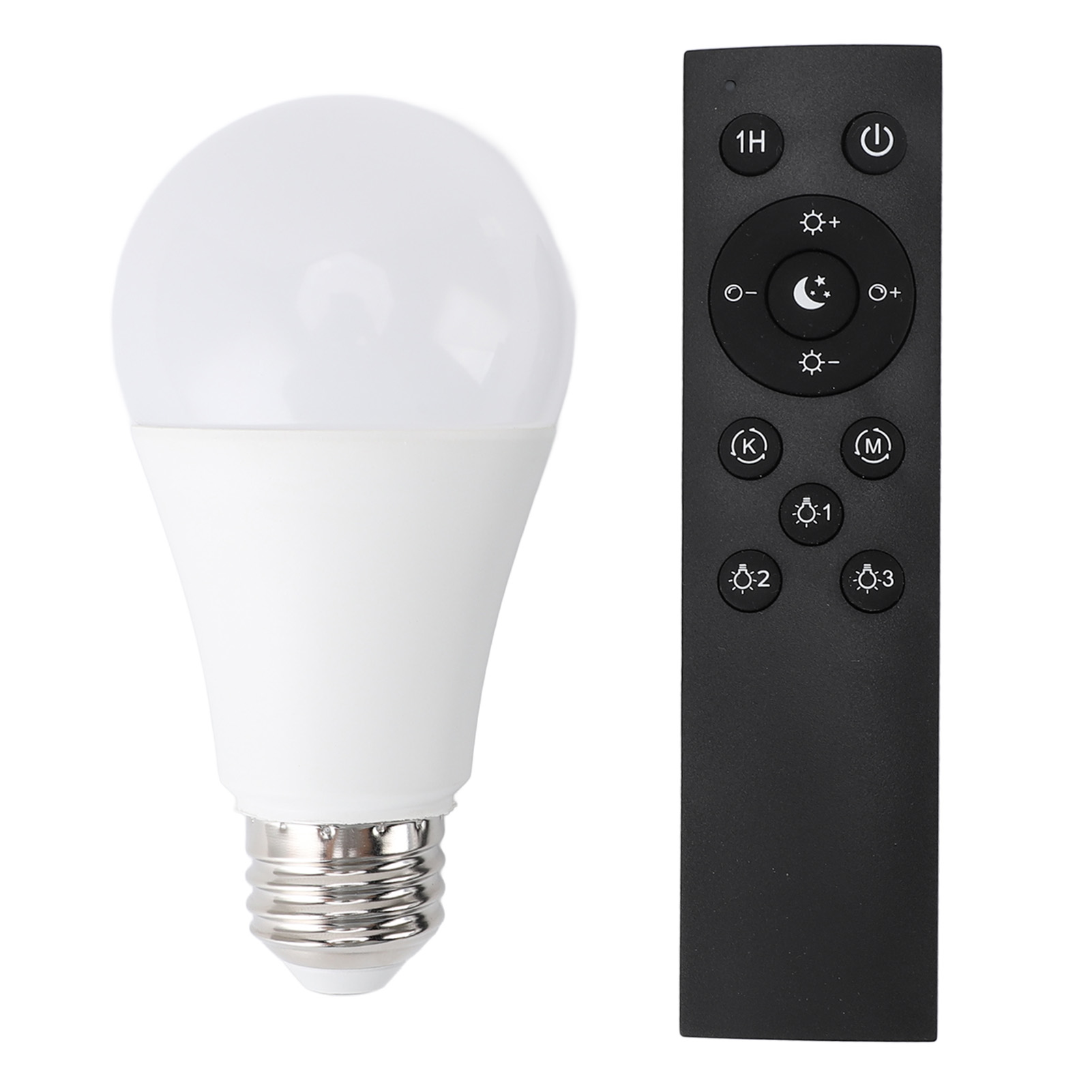 Led-lampe Mit 2,4-ghz-fernbedienung, E26-schraubsockel, Warmweiß, 800 Lm, Dimmbar, 100 Bis 245 V