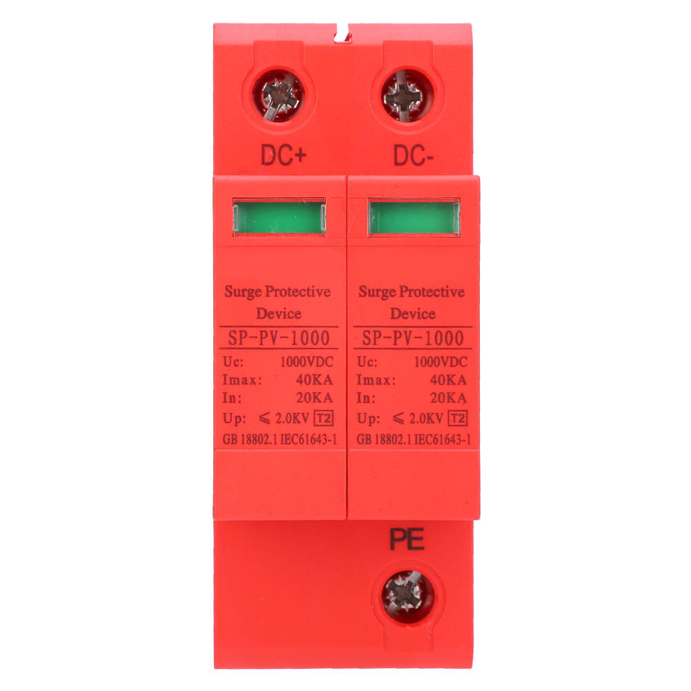 Überspannungsschutzgerät Für Modulare Photovoltaikanlagen, Blitzfest, 1000 V Dc, 2p40 Ka