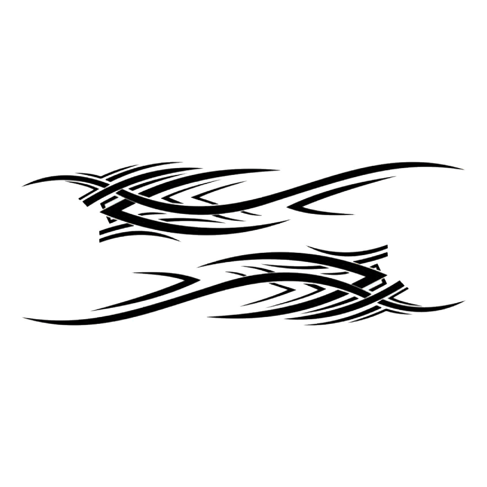 Autoaufkleber, 2er-set, Flammenmotiv, Universell, Wasserfest, Repositionierbar, Für Autotüren, Dekoratives Zubehör, Schwarz