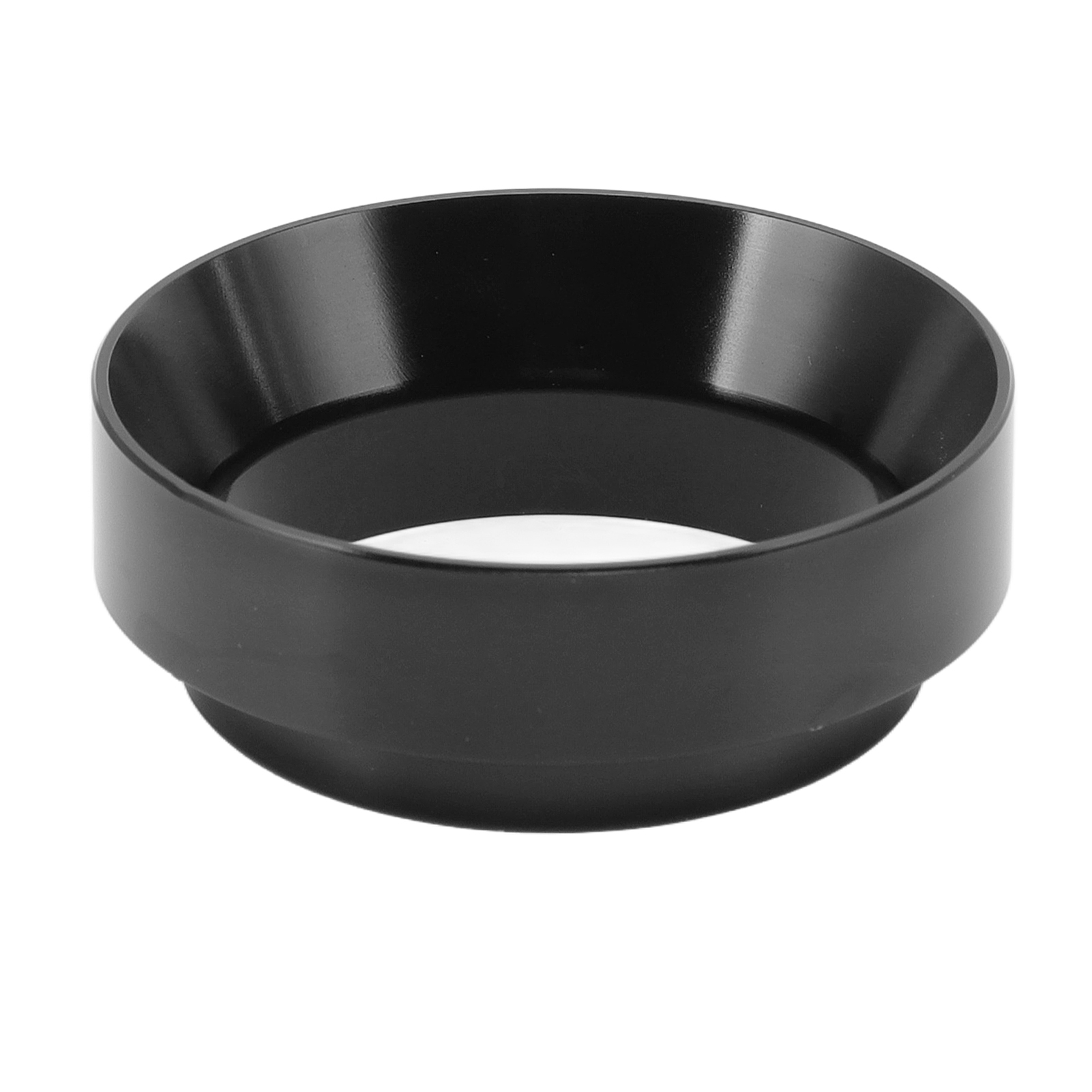 51-mm-pulverdosiertrichter, Diebstahlsicher, Universelle Ringe Aus Aluminiumlegierung Mit Magnetverschluss Für Den Heimgebrauch Mit Schwarzem Kaffee