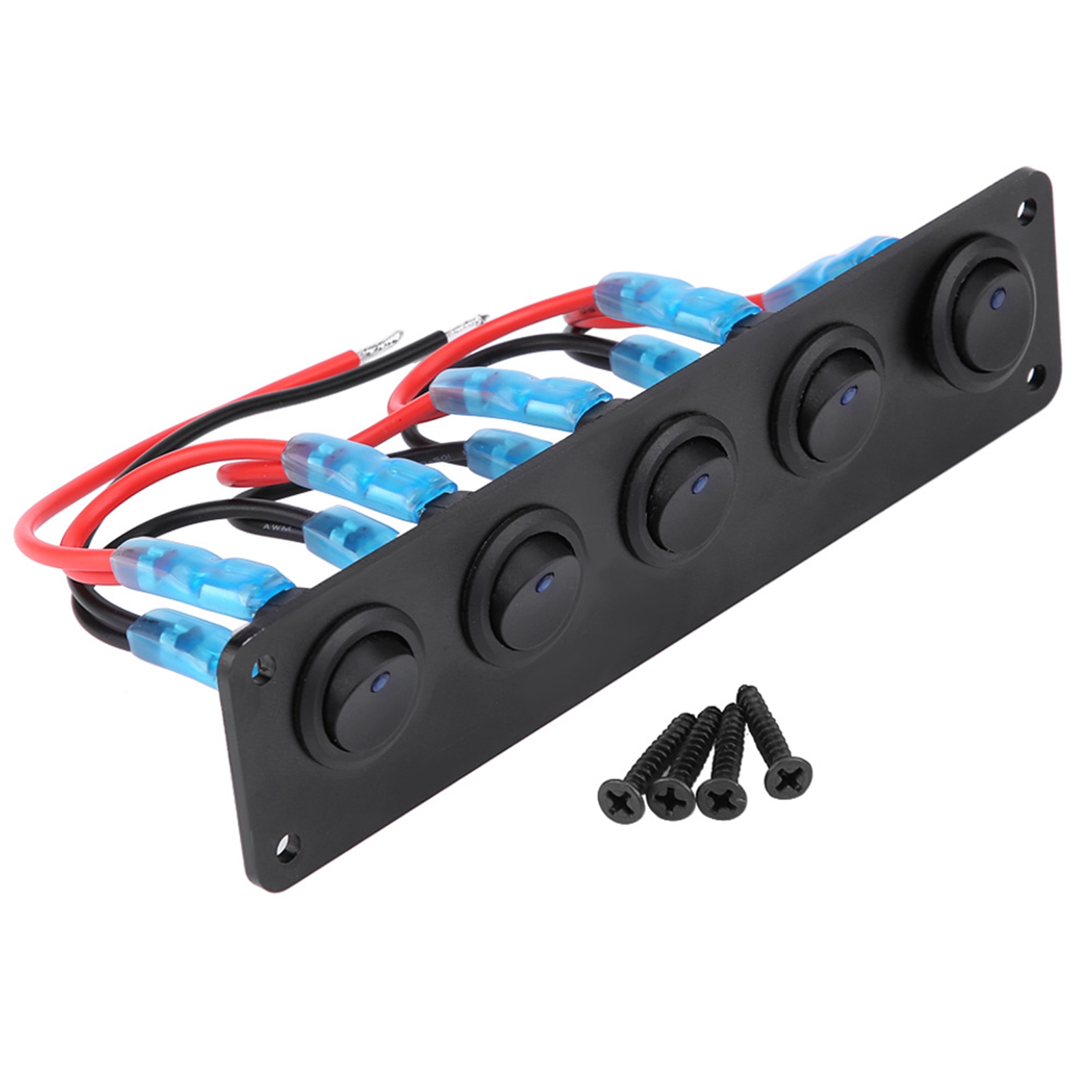 Automatisches Kipphebel-bedienfeld, Abs-kipphebel-bedienfeld Mit Blauen Leds Für Boote, Yachten, Wohnmobile Und Boote