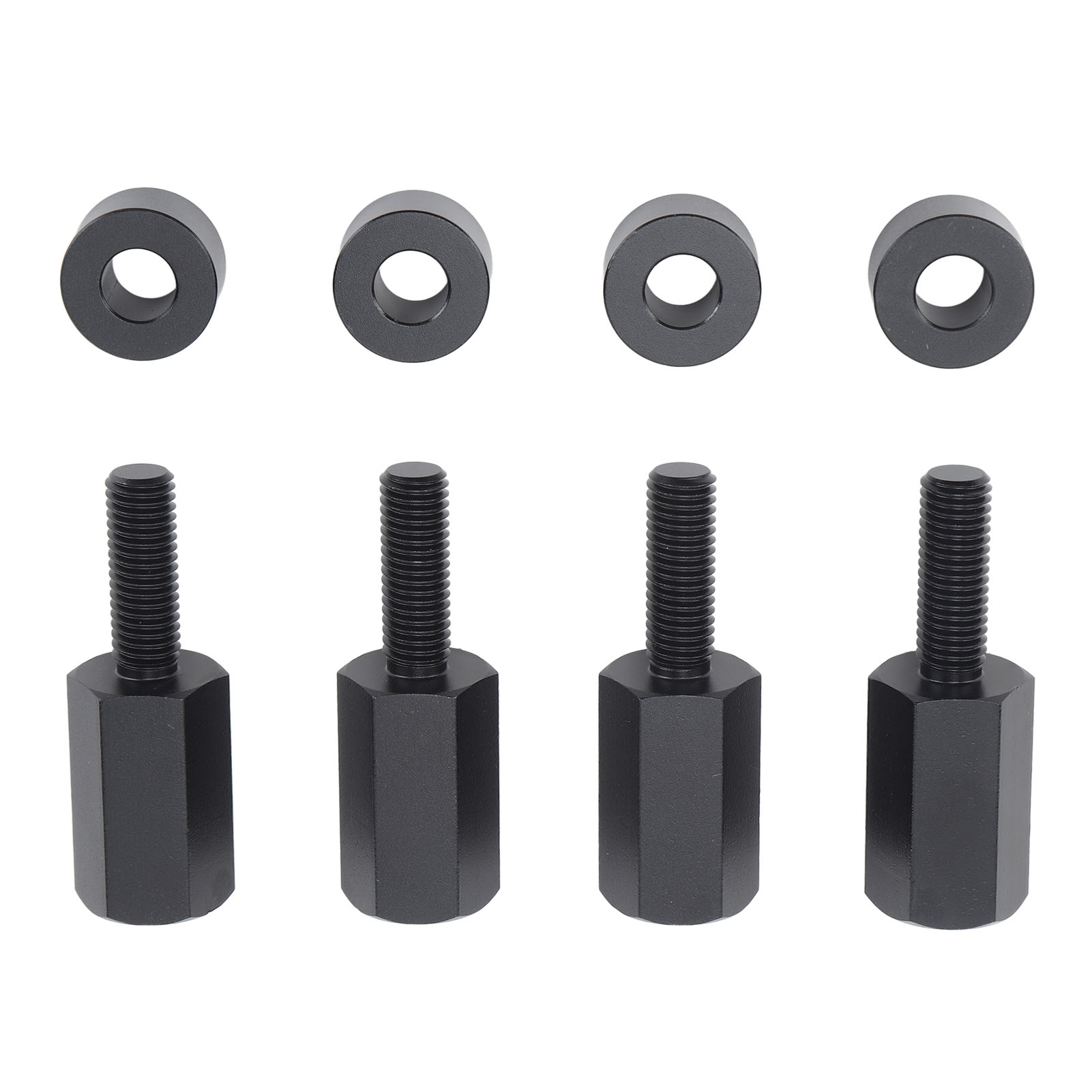 Montagesatz Für Sitzerhöhungen, 4-teilig, 5 Cm (2 Zoll), Schwarz, Zuverlässig Und Robust, Ersatz Für Sitzerhöhungen Für Can-am Maverick X3 Atvs Aller Baujahre.