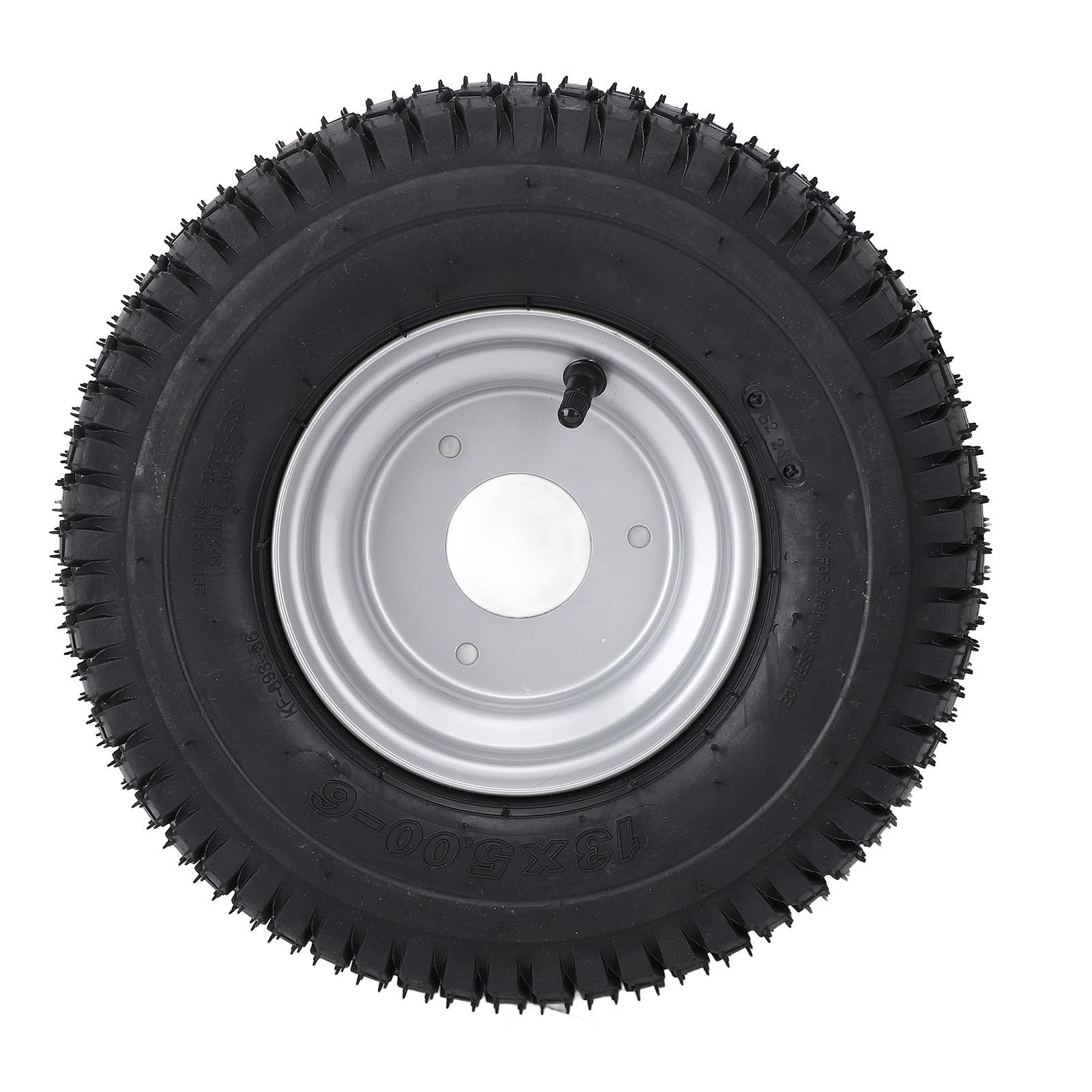 13x5.00-6 Reifen Mit Felge, Schlauchlos, Verbesserte Traktion, Rutschfest, Geländegängig, Für Quad, Go-kart, Golfwagen, Minibike