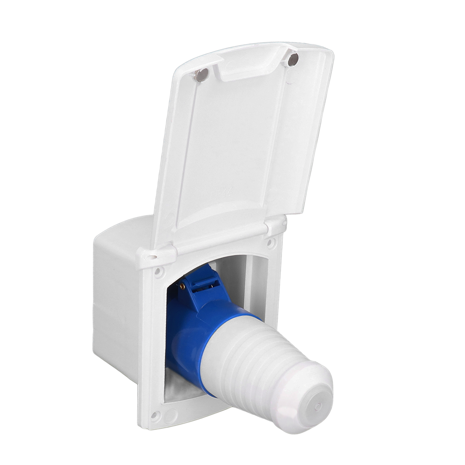 32a 220v-250v Externe Steckdosenbox Für Wohnmobile Und Wohnwagen, Mit 3-poligem Stecker, Wasserdicht Und Mit Integrierter Befestigung.