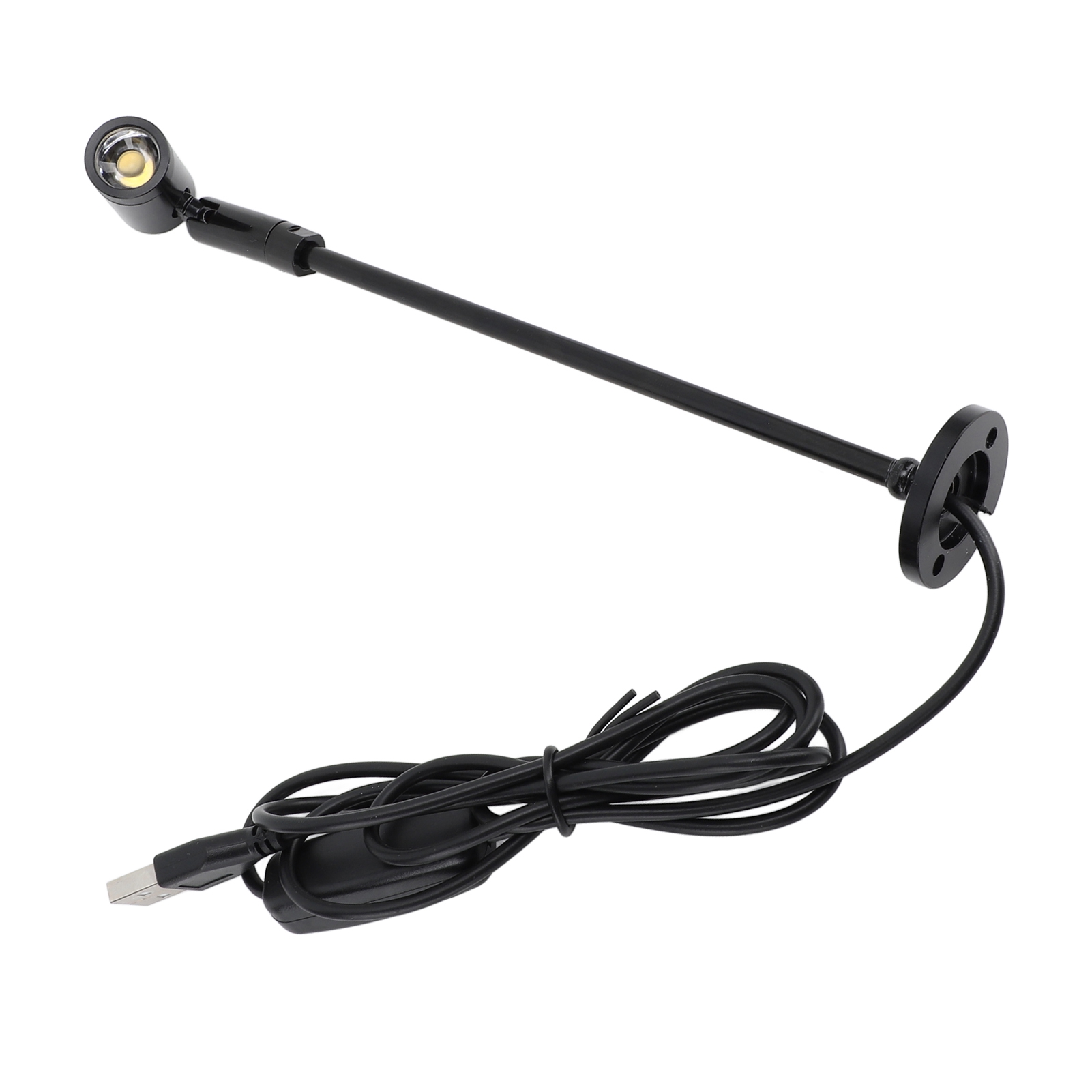 Led-bodenstrahler Für Schmuckauslagen, Mini-usb-betriebene Aluminiumlampe Für Kunstmalerei, Schwarzweißlicht