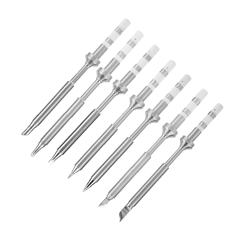 Mini-lötspitzen Aus Edelstahl, Kompatibel Mit Ts100, 7 Verschiedene Typen, 7er-pack.