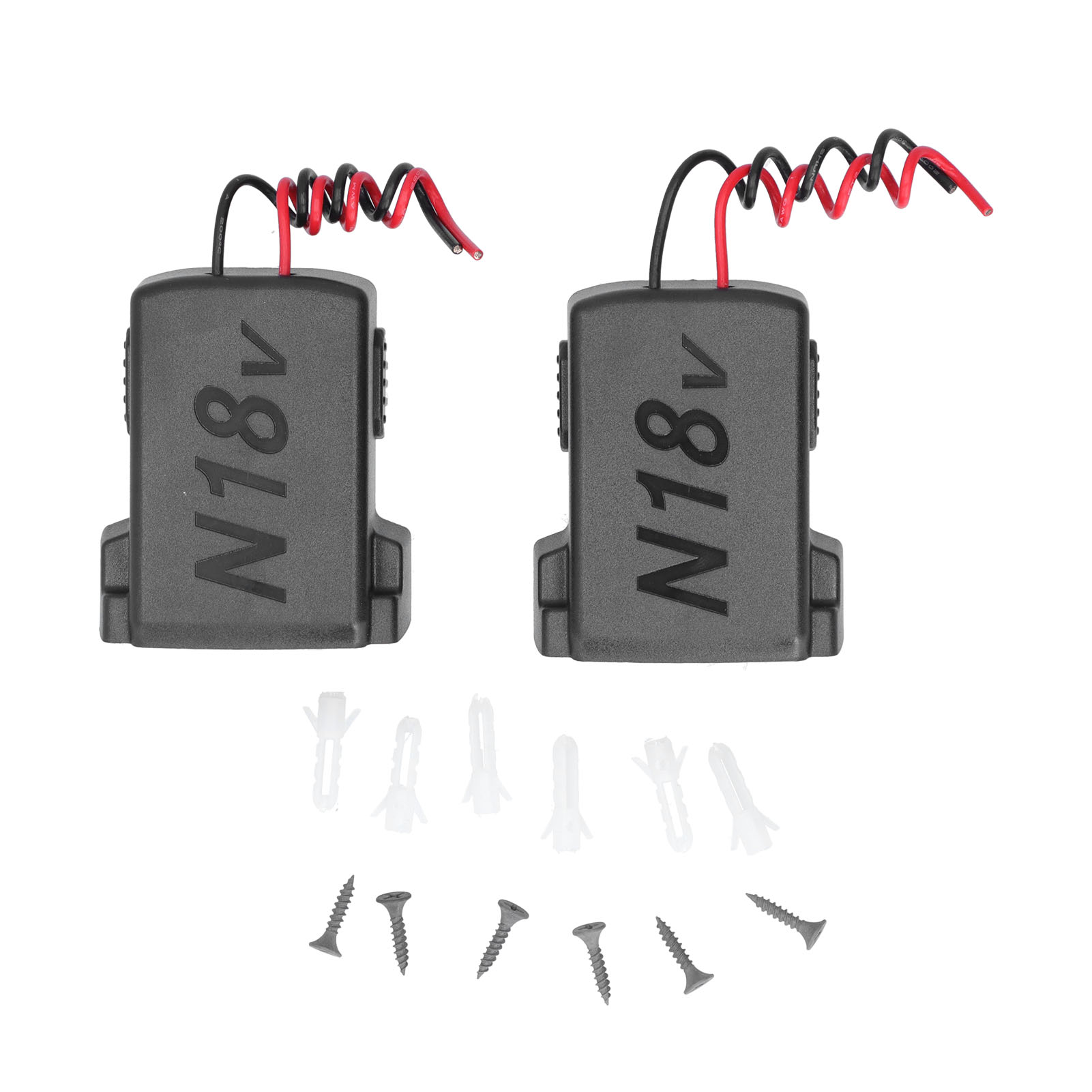 2 Sätze Akkuadapter, Montagehalterungen Und Stromwandleranschlüsse Für Milwaukee M18 18v