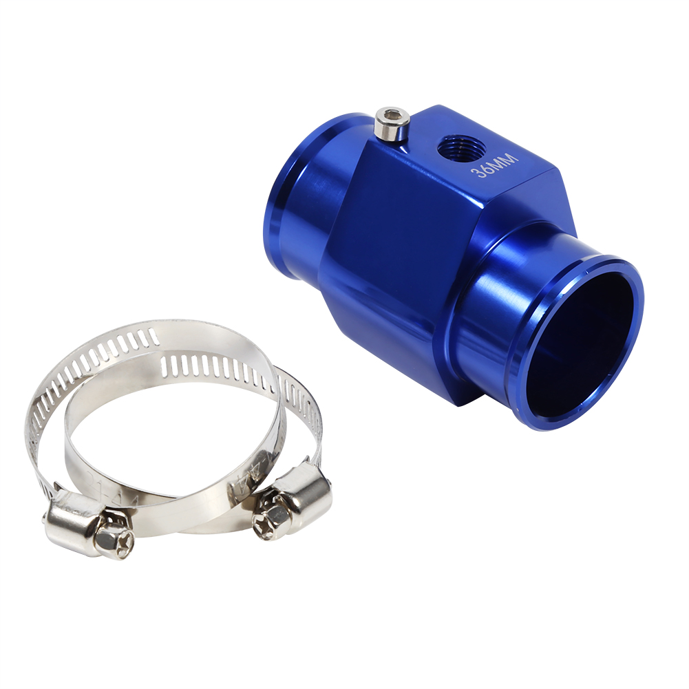 Wassertemperaturdichtung, 3-wege-temperatursensorschlauch Aus Blau Eloxierter Aluminiumlegierung, Standard-36-mm-1/8-npt-gewinde Für Wartungszwecke