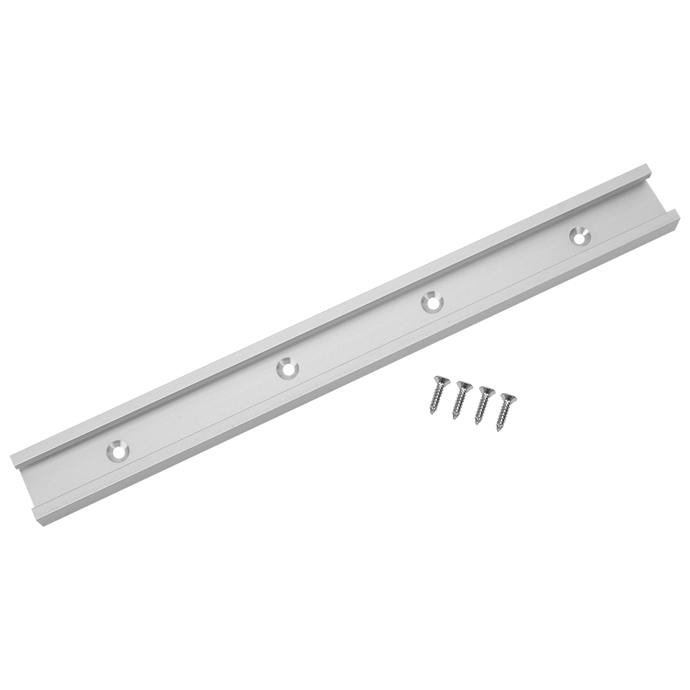 T-nut-gehrungsschienen-vorrichtung Aus Aluminiumlegierung, Nicht Poröses Gleitplatten-befestigungswerkzeug Für Die Holzbearbeitung (600 Mm)