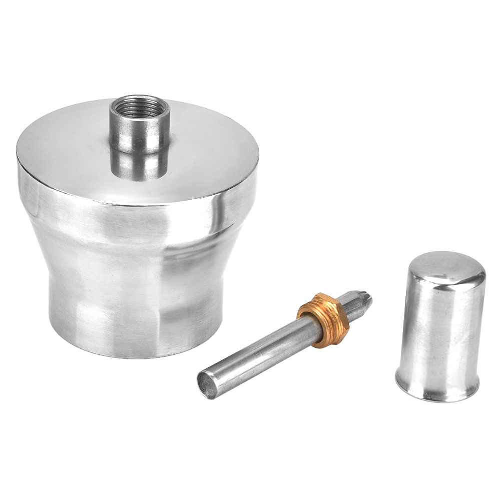 450 Ml Dickwandiger Edelstahl-spiritusbrenner Mit Schraube Und Docht, Laborlampe Für Zahnmedizinische Chemie