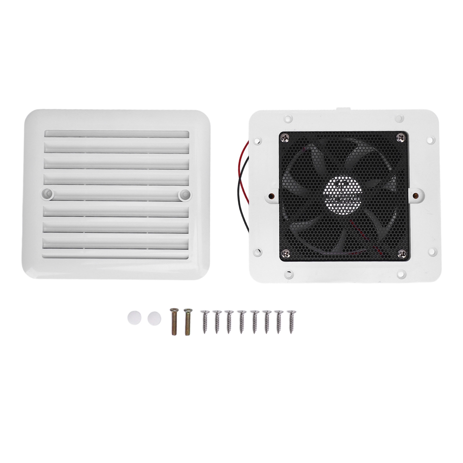 Seitenlüfter Für Wohnmobile, Effiziente Luftzirkulation, Lange Lebensdauer, Verhindert Luftstau Durch Herumfliegende Gegenstände. 12 V Für Anhänger Und Boote. 14 X 13 X 4,5 Cm
