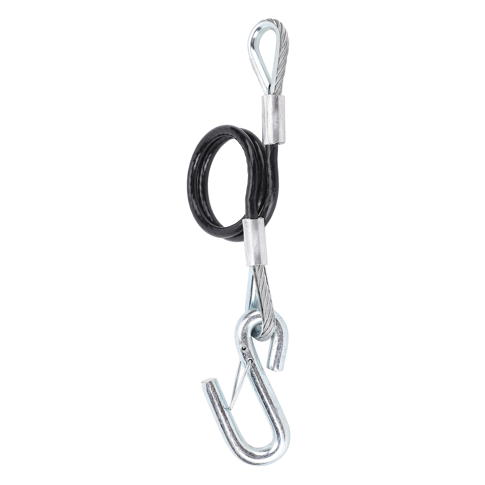 Sicherheits-zugseil Für Anhänger, Mit S-haken, Tragfähigkeit Von 1588 Kg (3500 Lb), Maximale Auszugslänge Von 70 Cm (27,6 In), Federseil Für Wohnmobile.