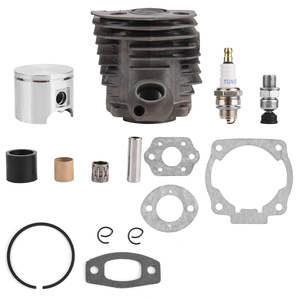 46-mm-zylinderkolben Mit Dichtungssatz Für Husqvarna 50, 51, 55 Nikasil Rancher Motoren