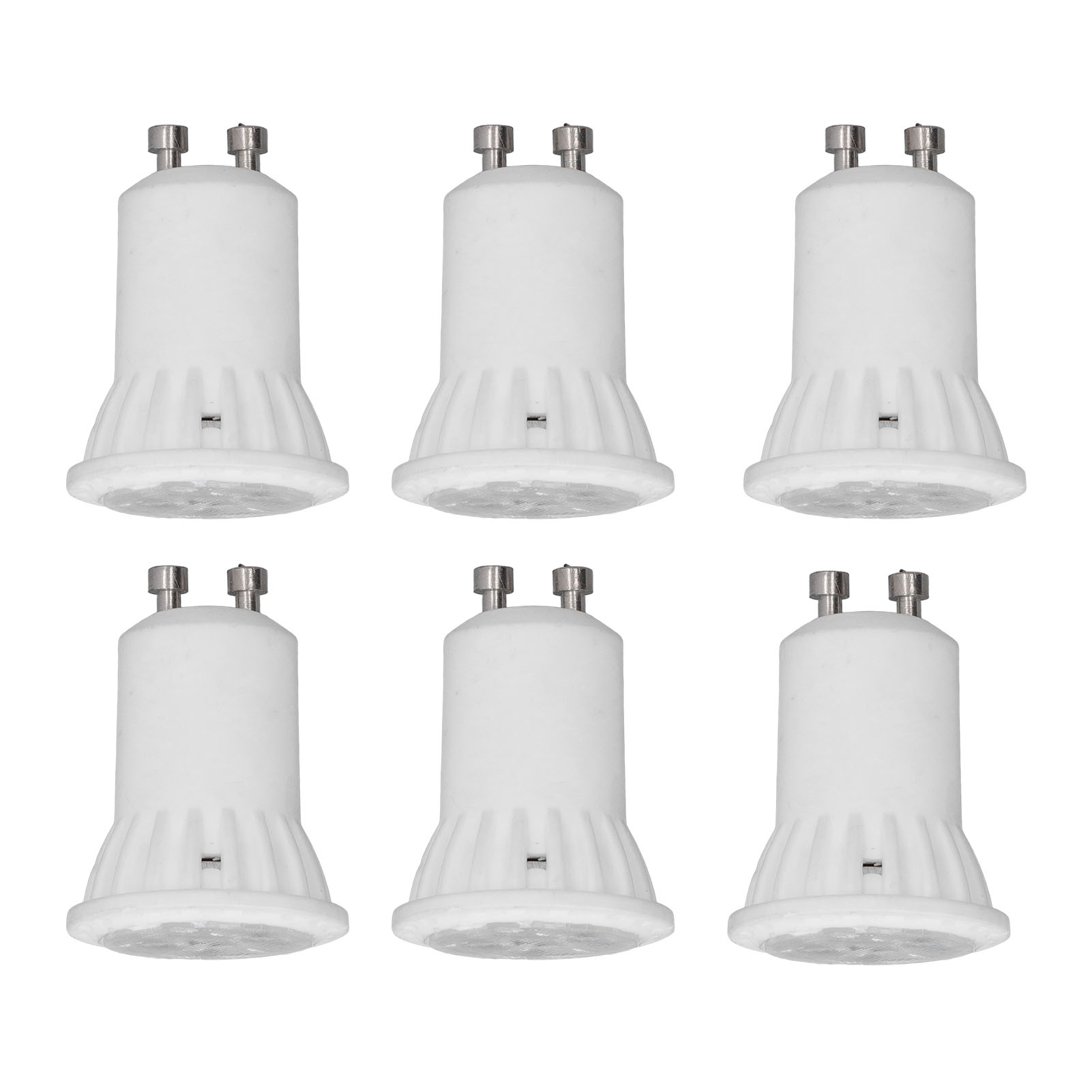 Mr11 Keramik-led-lampen, 4 W, 360 Lm, Uv-frei, 120° Abstrahlwinkel, Gu10-sockel, Für Die Wohnraumbeleuchtung, 220 V Wechselstrom, 6er-packung