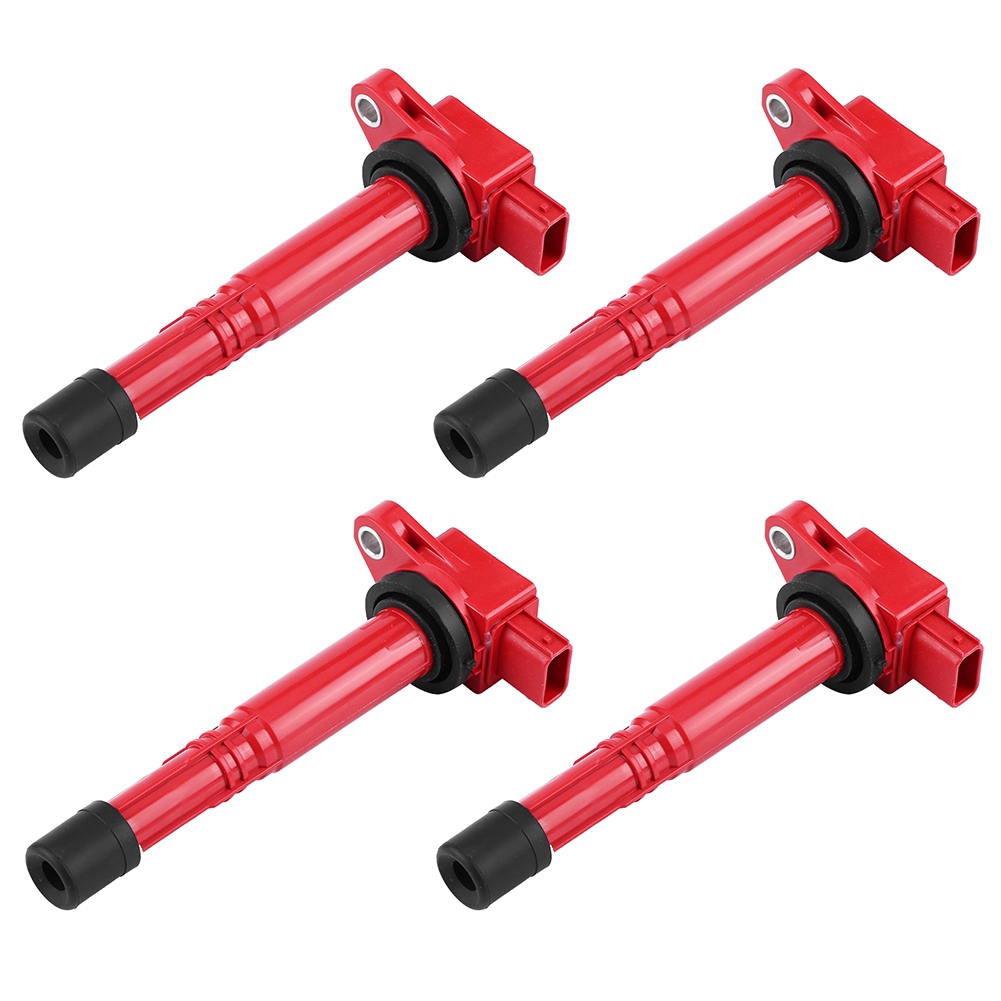 Zündspule Für Fahrzeuge, 4er-set, Für Honda Accord Civic Rsx Csx, Kfz-ersatzteil Uf311 (rot)