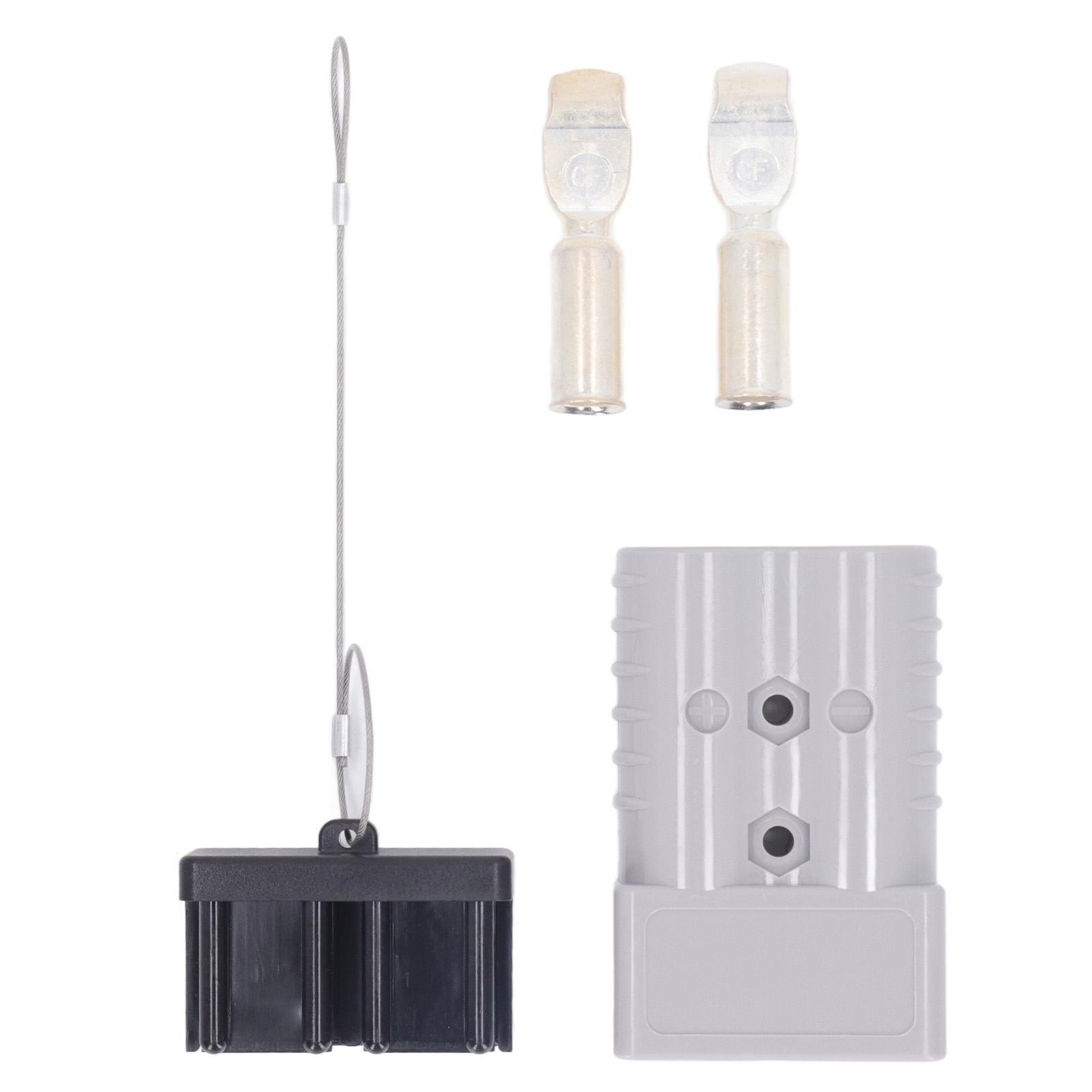 Schnellanschluss Für Batterien (2/0 Awg), Ladebuchse Für Elektrogabelstapler Mit Polycarbonatabdeckung, 350 A, 600 V