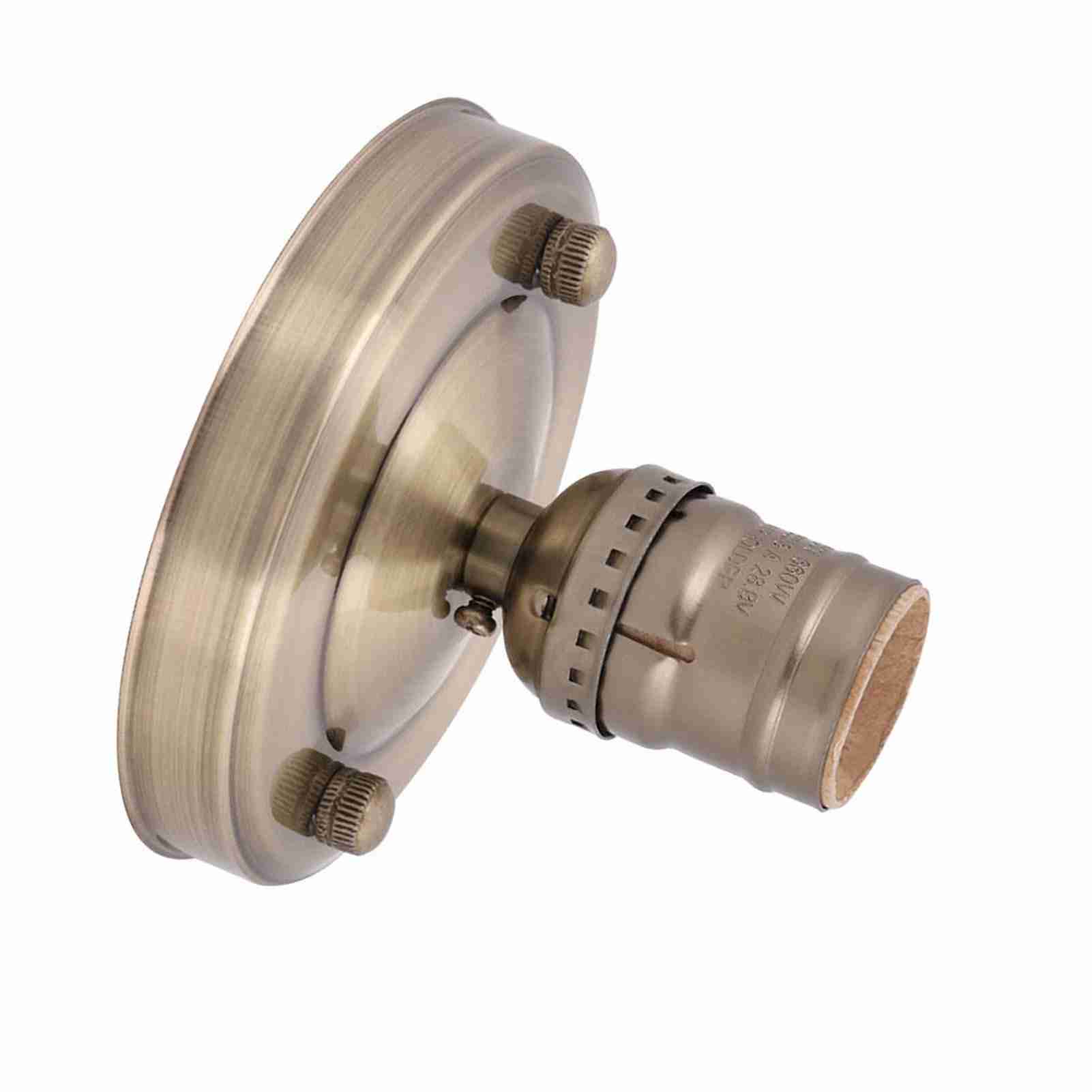 Vintage-industriestil E26/e27 Schraubfassung Für Decken-/wandleuchten, Bronze.
